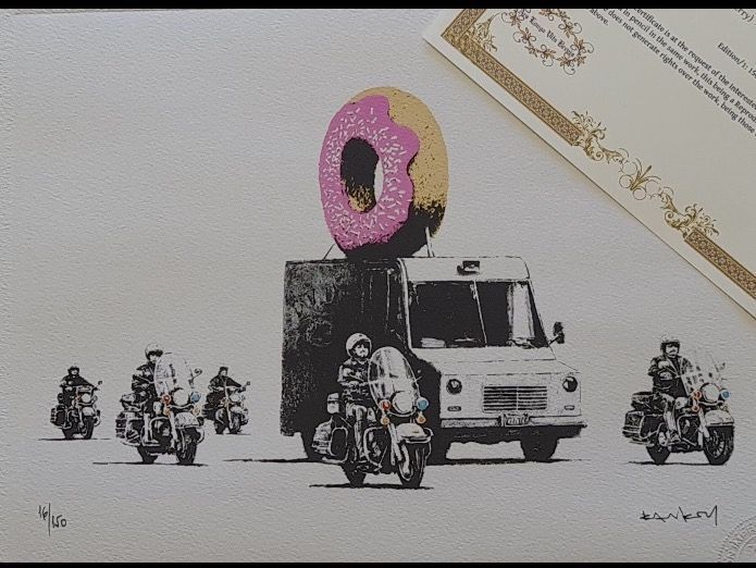 Grafica & Litografie: Banksy "Donuts" – Nuovo (secondo la descrizione) da Grandvillard venduto da pad_9hmh 3