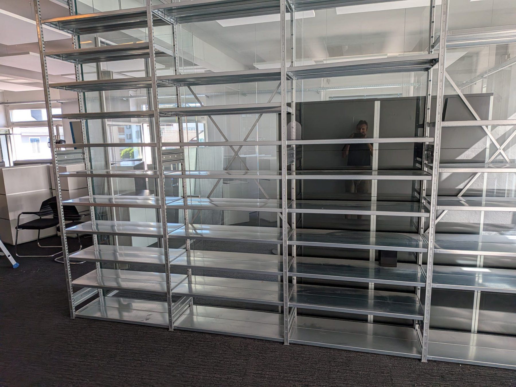 Errex Scaffali: ERREX Regalsystem - verzinkt - 46 Tab No1 - Ref. 08/01 – Usato da Au ZH venduto da BrockiAu 1