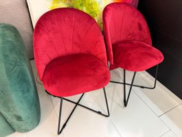 Designerstuhl SAMT ROT ab Ausstellung