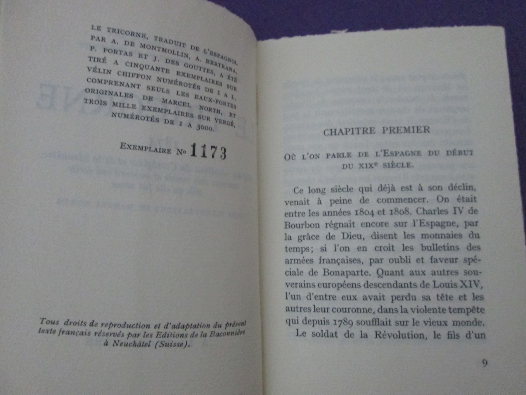Libri: Le Tricorne – Usato da Neuchâtel venduto da Dualseele 2