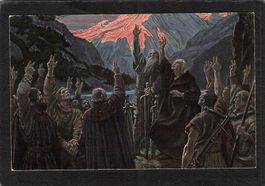 Bundesfeierkarte 1916 ,  Mitläufer