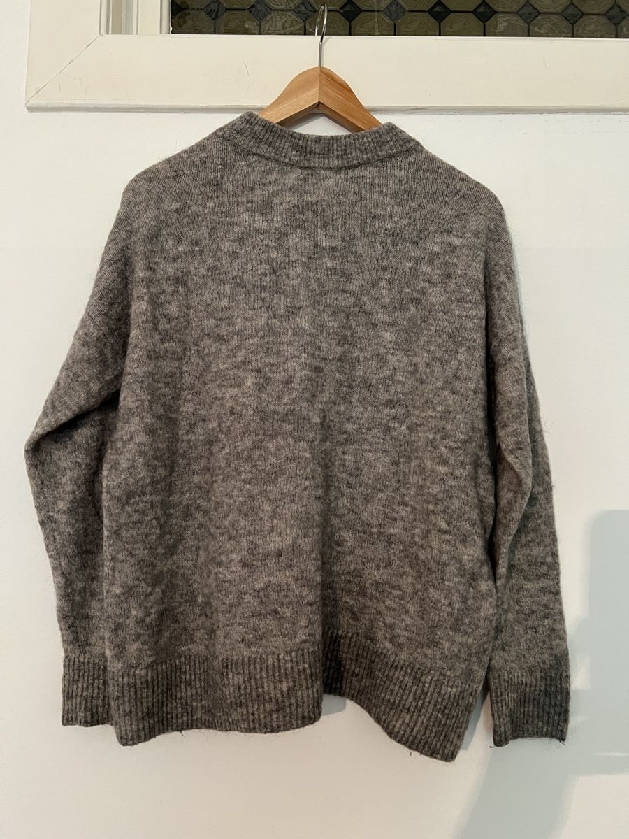 Maglioni & Felpe: Warmer Pullover, grau meliert, Mohair-Mix – Usato da Basel venduto da evaelette 4
