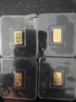4x 1g Goldbarren UBS 999.9 Fine Gold OVP