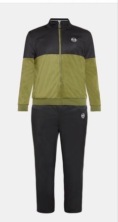 Sergio Tacchini Trainingsanzug Grösse M schwarz-grün