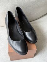 Ecco Schwarze Leder Pumps 