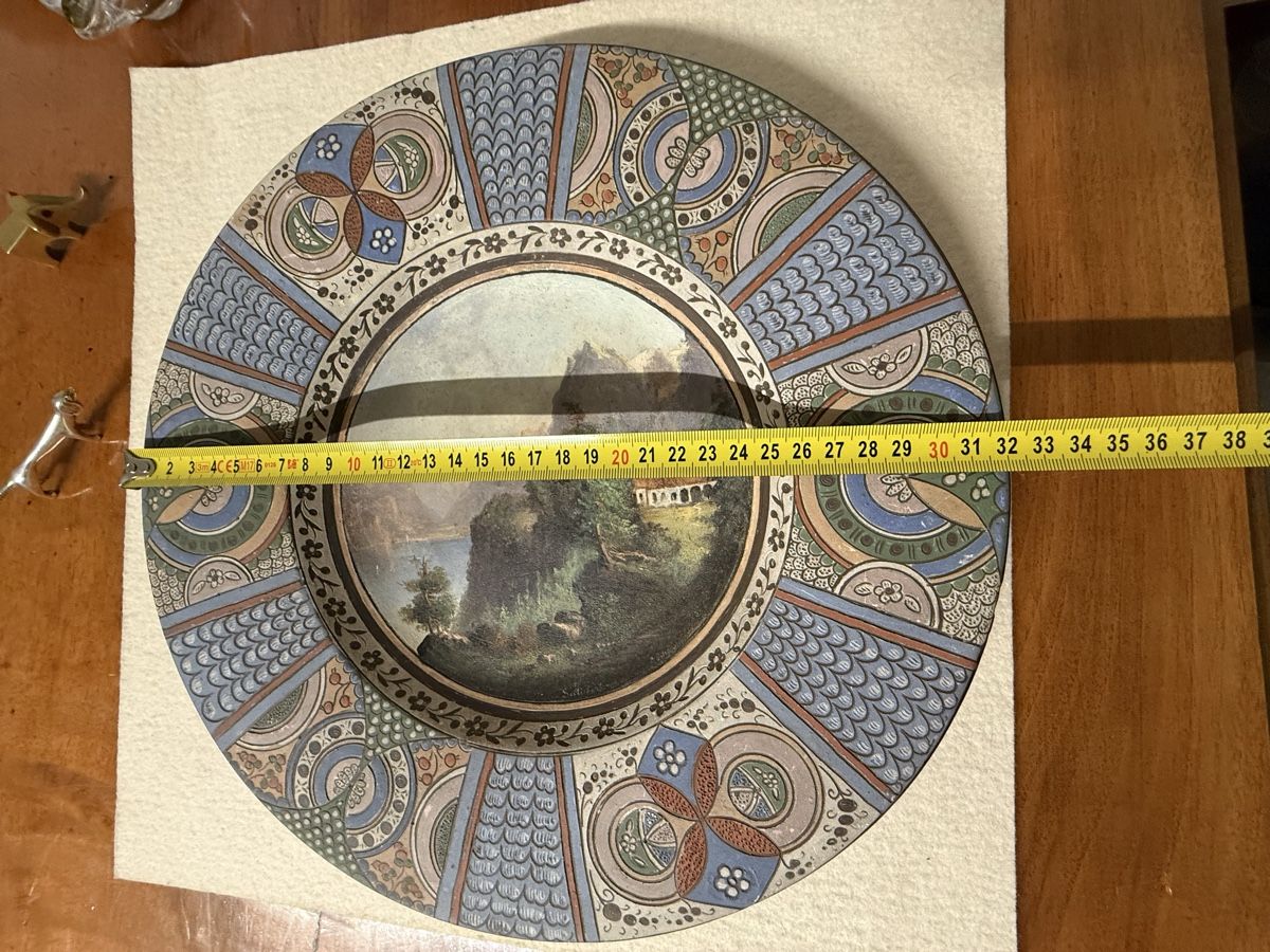 Piatti: Vintage Wandplatte, Schweizer – Usato da Aarburg venduto da Yula24 5