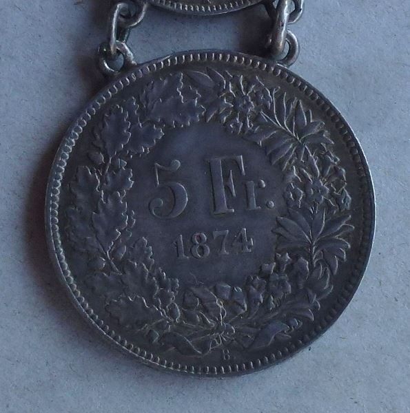 Catenine: Schweizer Münzkette ab 1850 – Usato da Walkringen venduto da Casablanca777 1