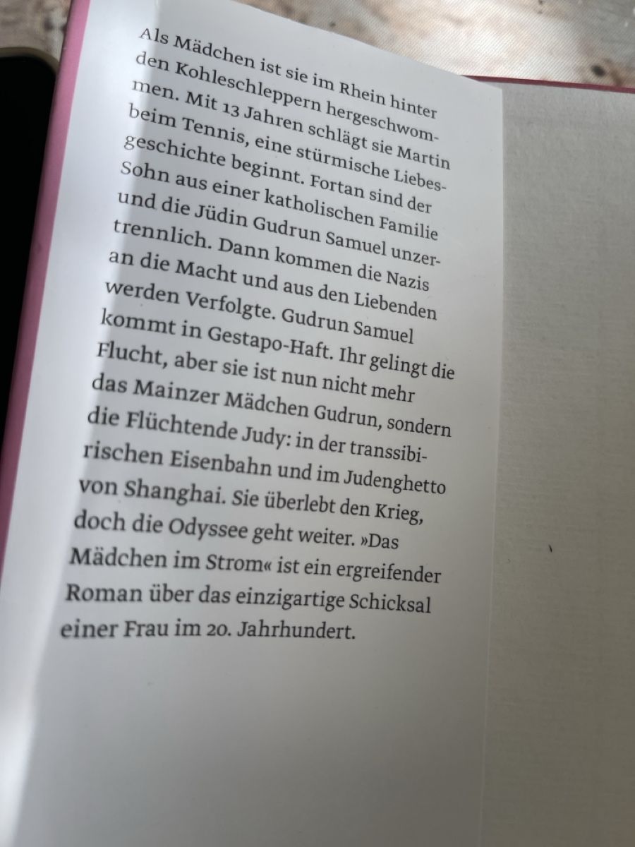 Libri: Roman: Das Mädchen im Strom von Sabine Bode – Usato da Zürich venduto da Belisimo 4