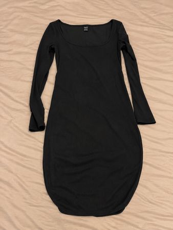 Kleid Shein Langarm schwarz neuwertiger Zustand