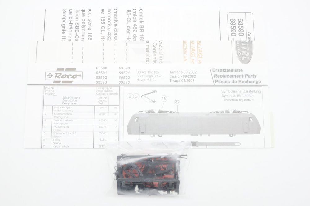 Roco Modelleisenbahnen: Roco 69591 SBB Re 482 Cargo H0 AC Digital – Gebraucht aus Basel von Railfun 6