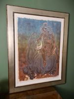 Grosse Lithographie von Hans Erni