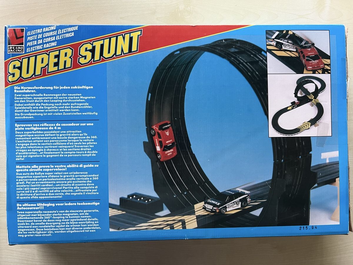 Piste: Autorennbahn Super Stunt – Nuovo e nell'imballaggio originale da Zürich venduto da 1level 1