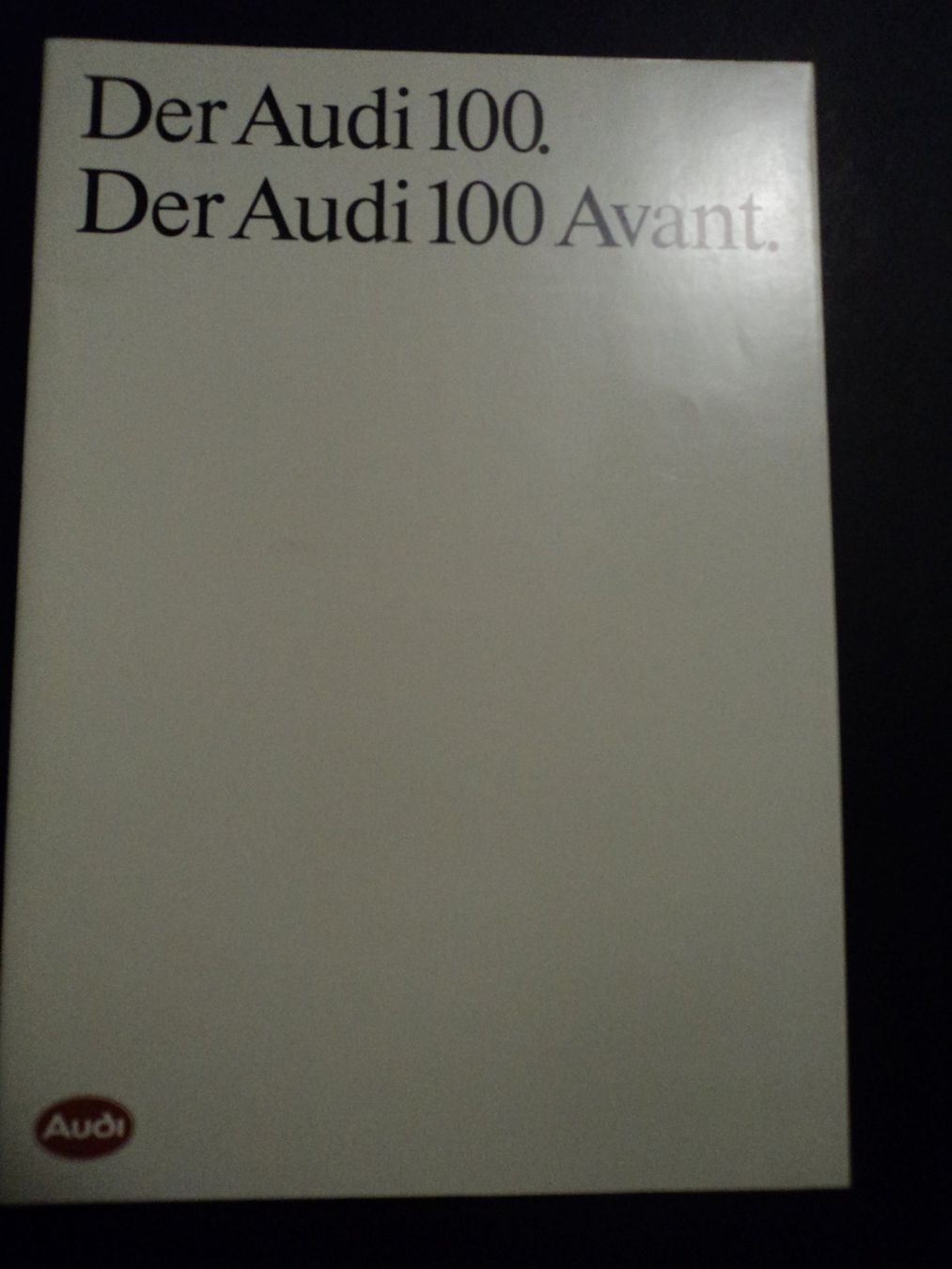 Audi Documenti: Prospekt Audi 100 / 100 Avant 1987 – Usato da Schwarzenburg venduto da modelCARama 2