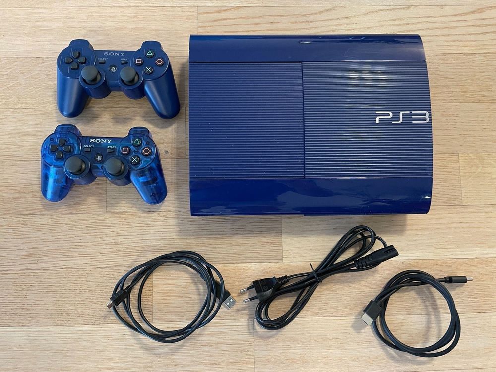 Playstation 3 super slim 500GB Blue | Kaufen auf Ricardo