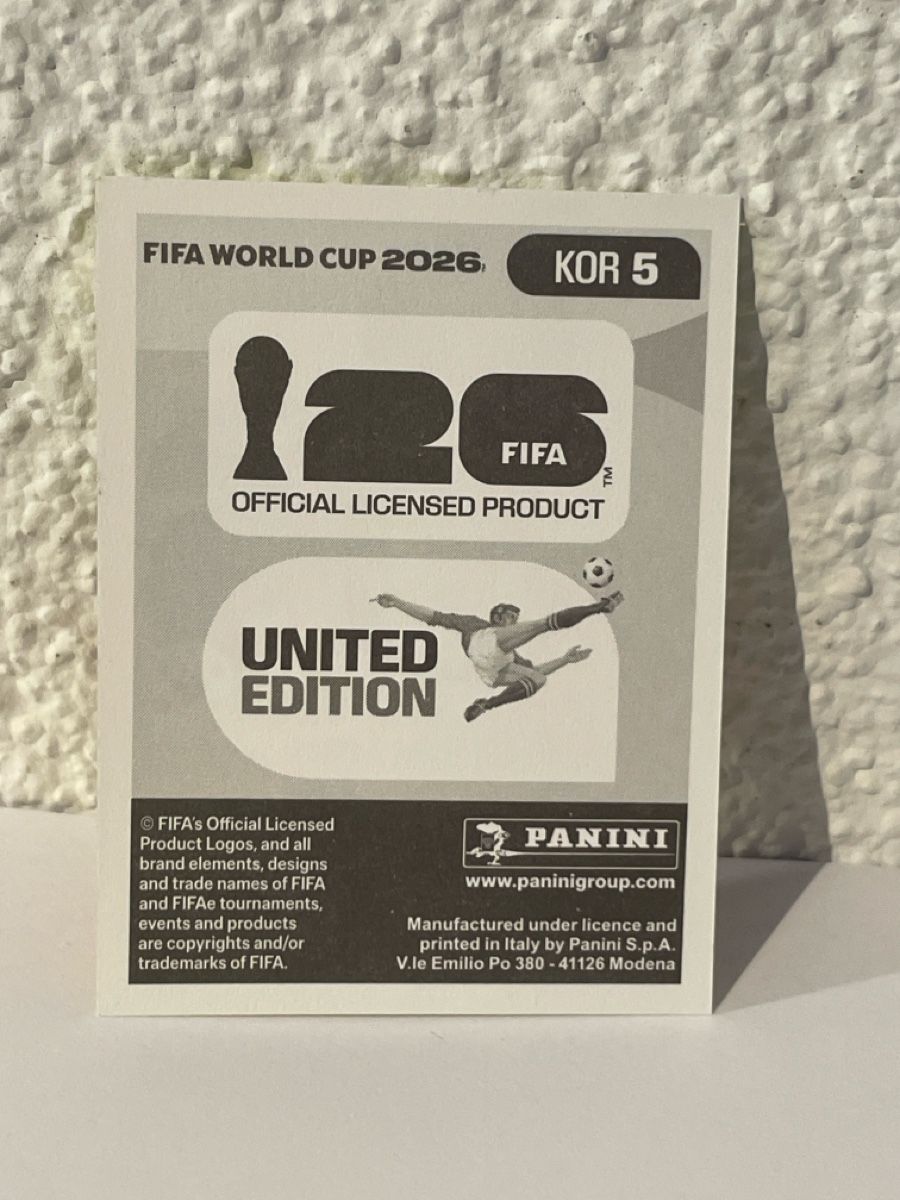Panini Cartes à collectionner: FIFA World Cup 2026 VUMIN CHO Sticker KOR 5 Panini – Neuf (Voir description) à Sargans par Didis 1