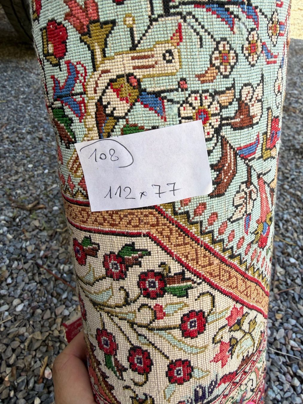 Teppiche: Seide Teppich, Nr 108 – Gebraucht aus Glattfelden von maa_qcj8 6