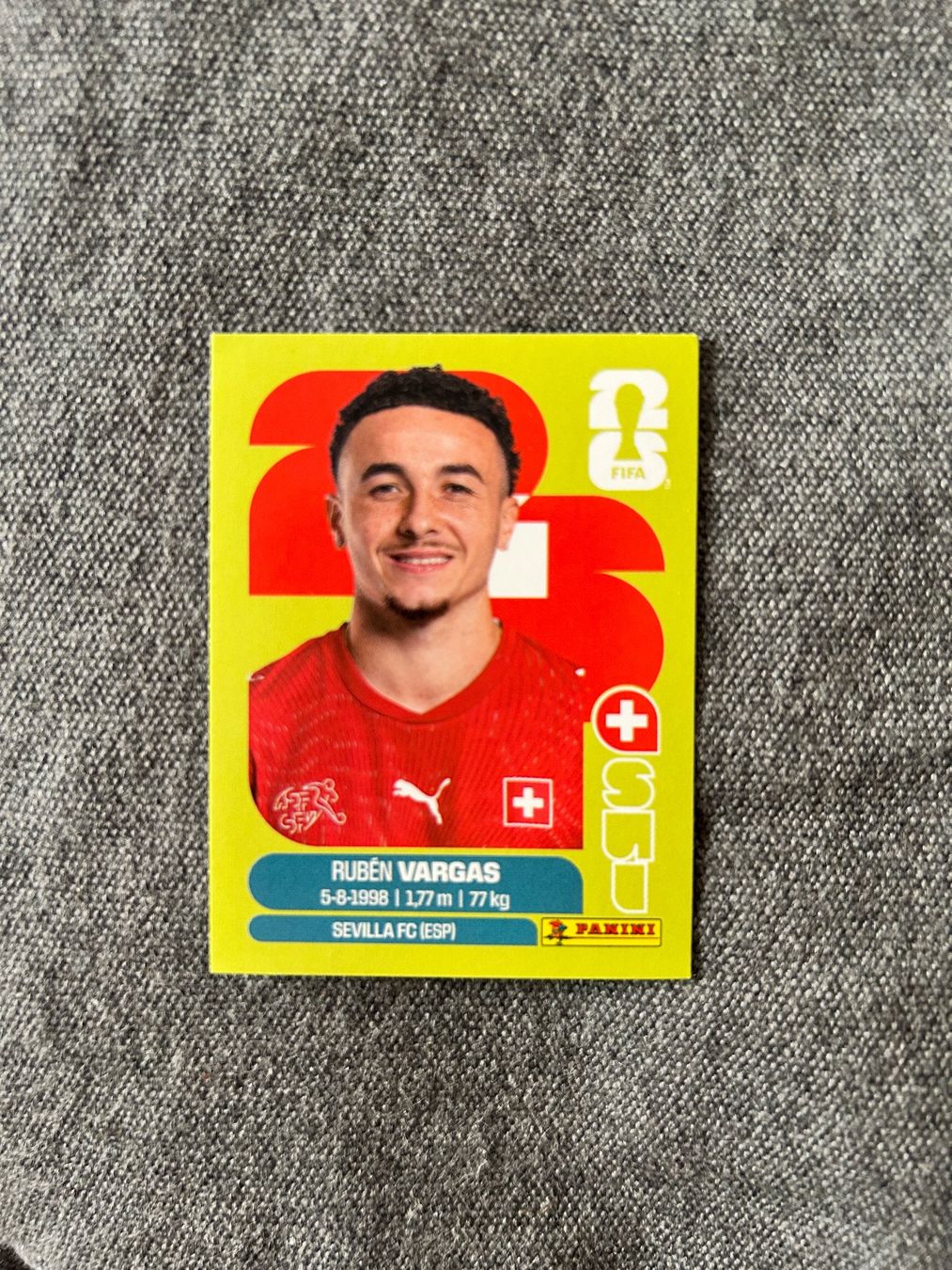 Panini Carte collezionabili: Panini SUI 18 Vargas – Nuovo (secondo la descrizione) da Genève venduto da annedev