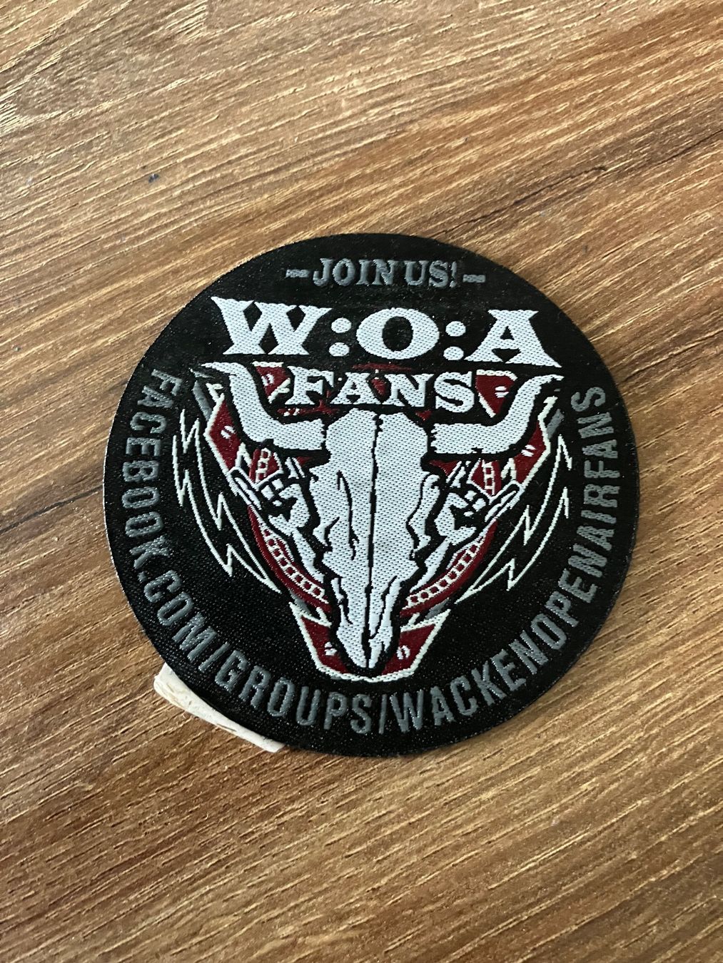 Patches: Wacken Patch Fans Facbook – Gebraucht aus Ostermundigen von Blackmeta1 1
