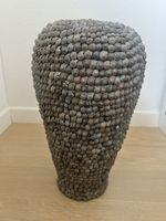 Dekorative Vase mit Schneckenhaus-Mosaik, gebrauchter Zustan