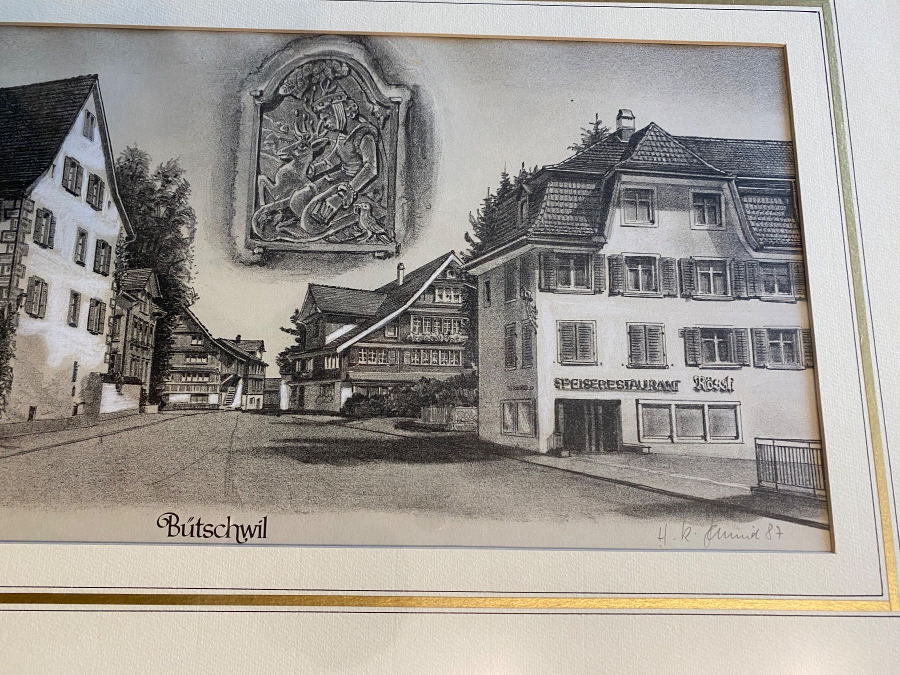 Grafica & Litografie: Originale Litho Bütschwil Toggenburg – Usato da Mosnang venduto da Goldwasser 4
