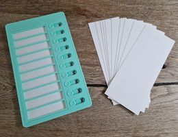 Mintfarbene To Do Liste für Kinder NEU inkl. Ersatzkarten