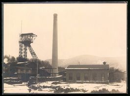 Fotografie Bergbau, Becherschacht mit F