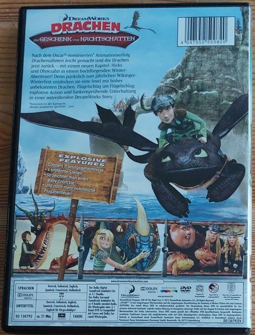 Tutti i DVDs: Drachen - Ein Geschenk von Nachtschatten (D/E/Fr/It/Hol/Esp) – Usato da St.Gallen venduto da elk2023 1