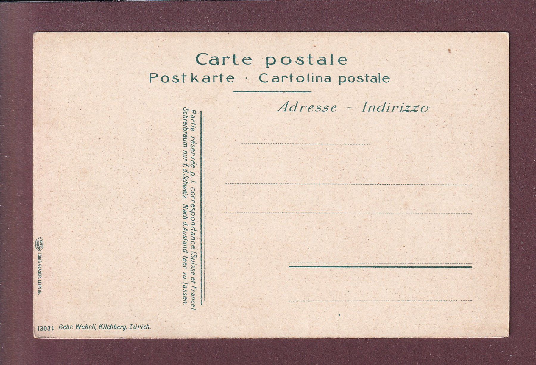 Cartoline postali: BERN - Nydeckquartier – Usato da Pully venduto da nicecards 1