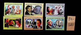 CENTRAFRIQUE SÉRIE TIMBRES NEUFS 2003. COTE 24 EUROS /U479