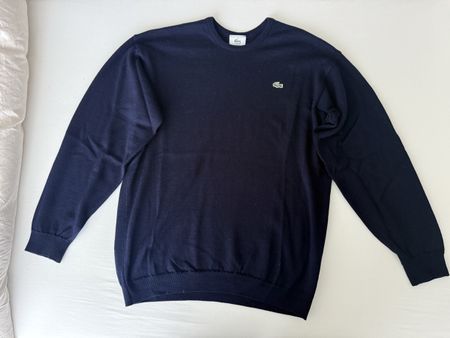 Lacoste Wollpullover Gr.4 Dunkelblau