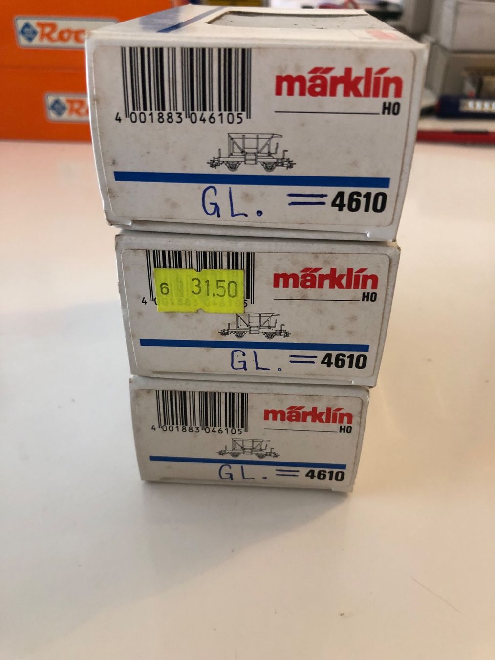 Märklin Modellini di ferrovie: Märklin 3er Set 4610 Gleichstrom NEU – Nuovo e nell'imballaggio originale da Ostermundigen venduto da Garmin03 1