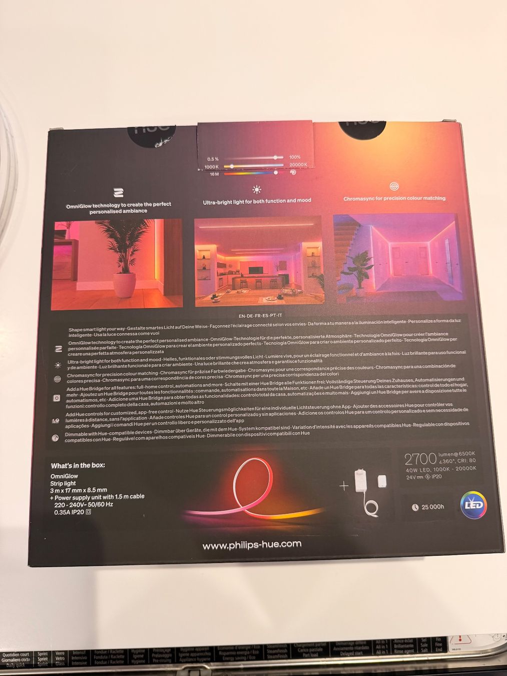 Philips Lampade: Philips Hue OmniGlow 3 Meter – Usato da Steinhausen venduto da Dani291 1