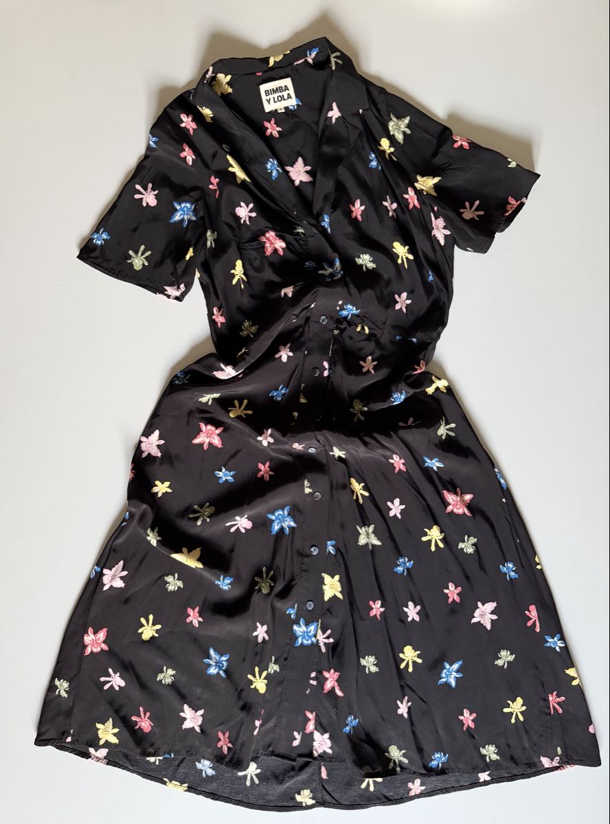 Kleider: BIMBA Y LOLA Blumenmuster schwarz Grösse S – Neu (gemäss Beschreibung) aus basel von j_4056 1