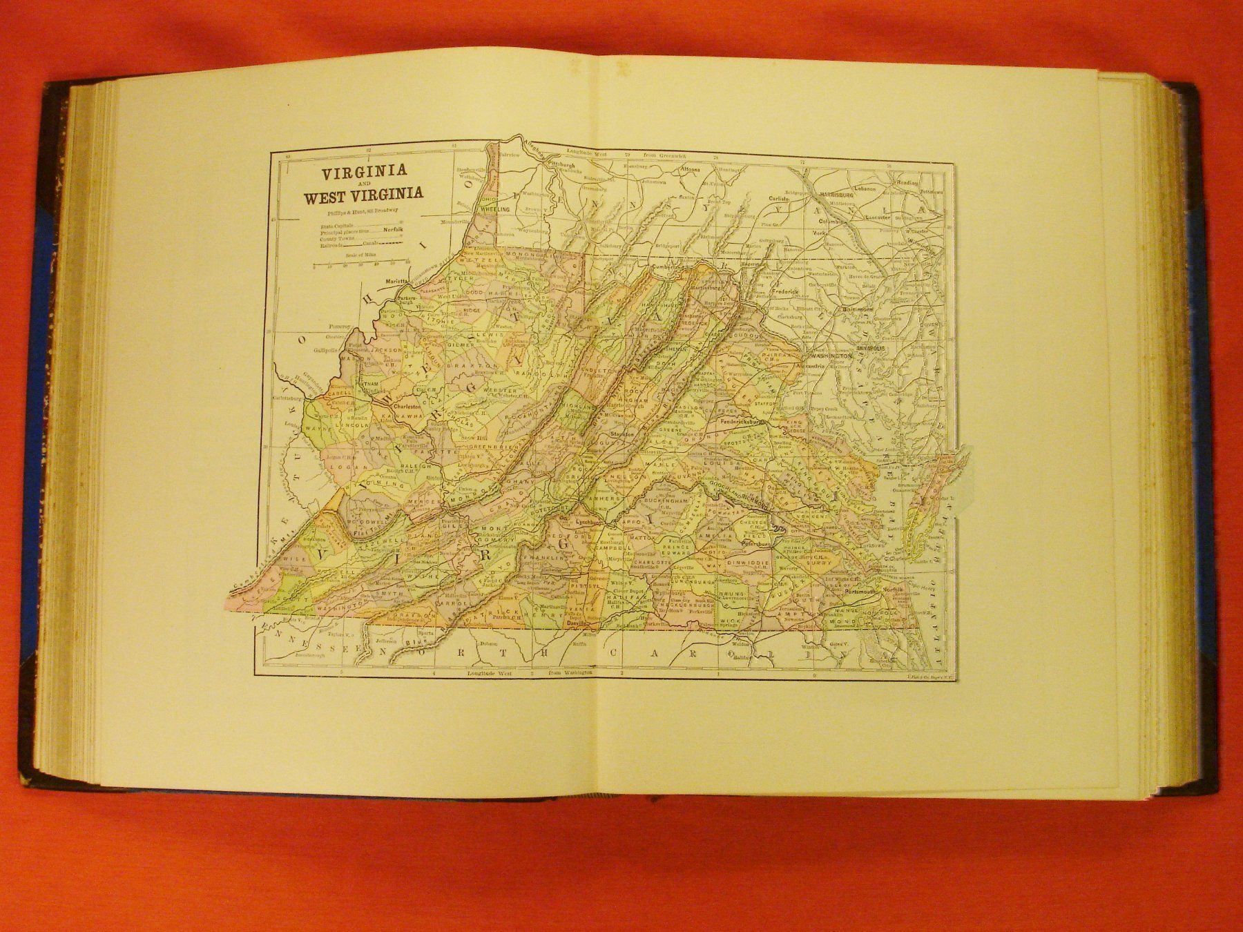 Libri: FAMILY ATLAS, 1887 – Usato da Grüningen venduto da Kartensammler 3