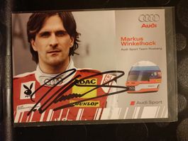 Markus Winkelhock -  handsignierte alte  Karte
