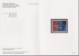 2018, W116 (NABA Lugano) Einzelmarken: 2 Heftchen gest.+ **.