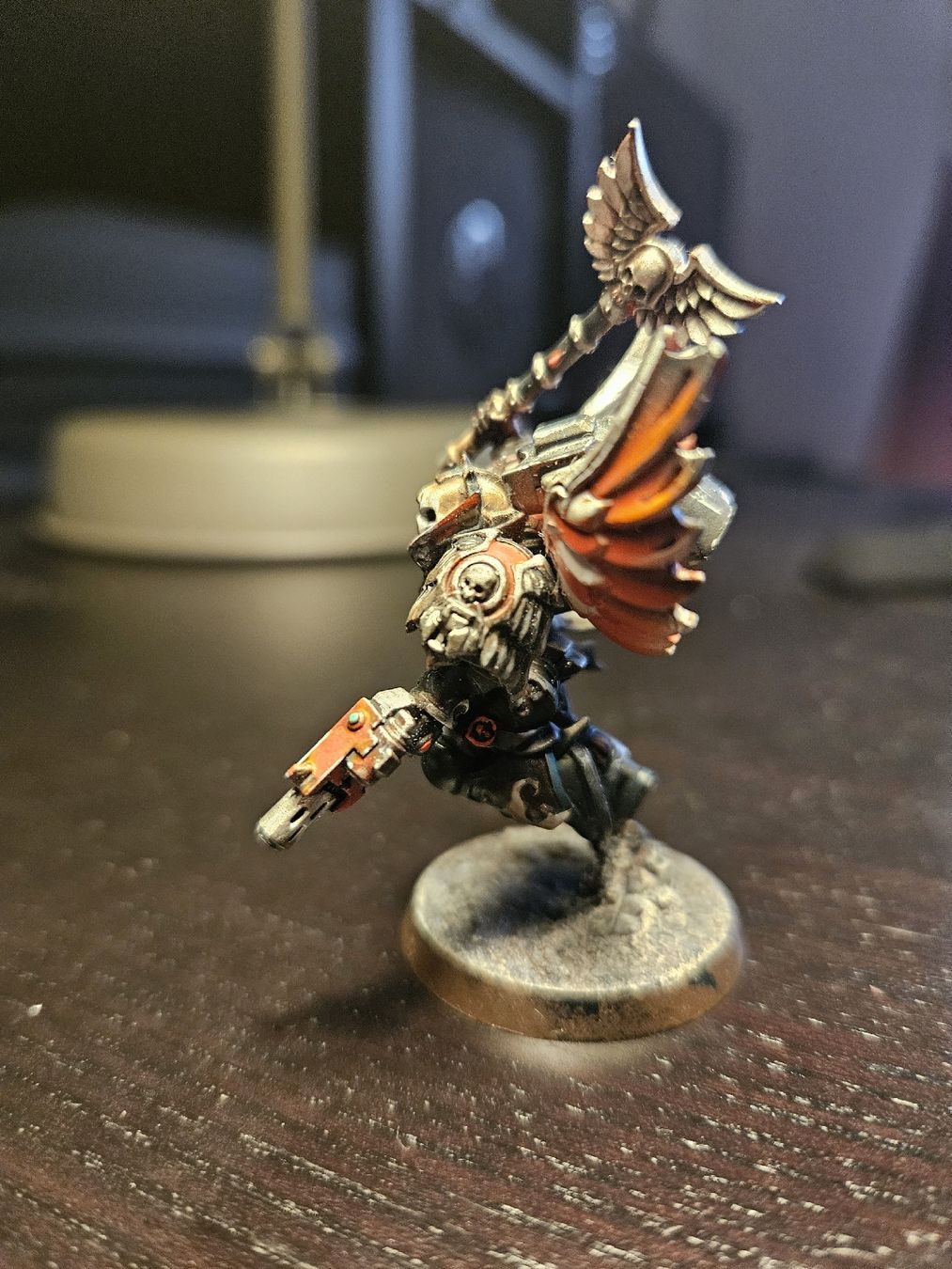 Kit di modellismo & Modellini statici: Warhammer 40K - Blood Angels Chapplain Pro Painted – Usato da Genève venduto da lec_2k2j 1