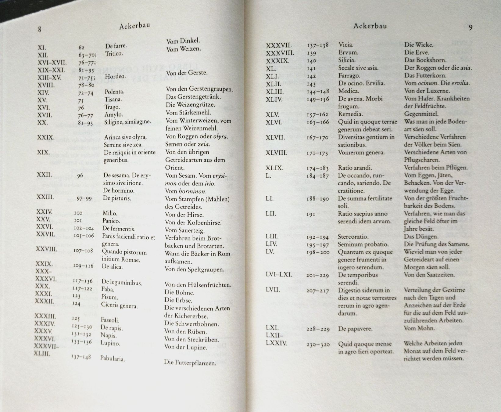 Libri: Plinius Naturkunde XVIII Ackerbau, Top Zustand – Usato da Uster venduto da Junipa 4