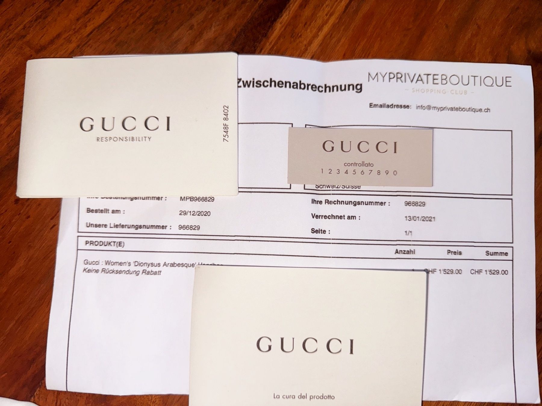 Gucci Borse da donna: GUCCI Dionysus Arabesque Rot NP.3000chf Full set – Usato da Meggen venduto da Contenance7 7