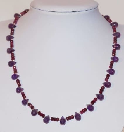 Ketten: RUBIN, AMETHYST COLLIER - UNIKAT! NEU! – Neu (gemäss Beschreibung) aus Basel von Chili007 3