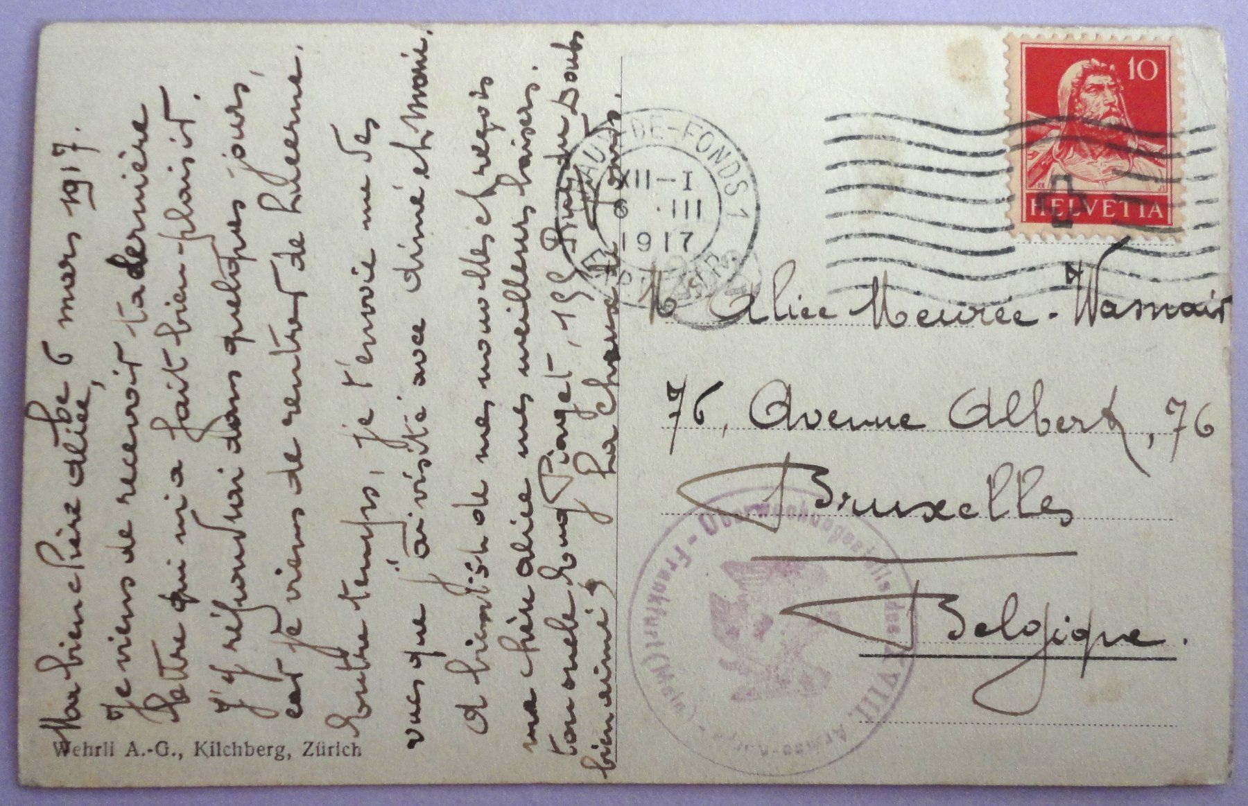 Cartoline postali: Interlaken und Jungfrau – Difettoso da Fétigny venduto da Billy2miny 1