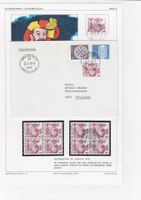 Schweiz, Papieränderung 1978, Bern, Genf, Basel 24.8.78
