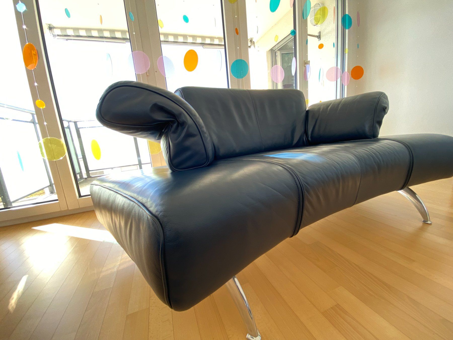 Team By Wellis Divani: Ledersofa - individuell veränderbar – Usato da Remetschwil venduto da edi_b26f 1