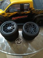 4stk Buggy Räder 1:10 komplett und fahrfertig verklebt