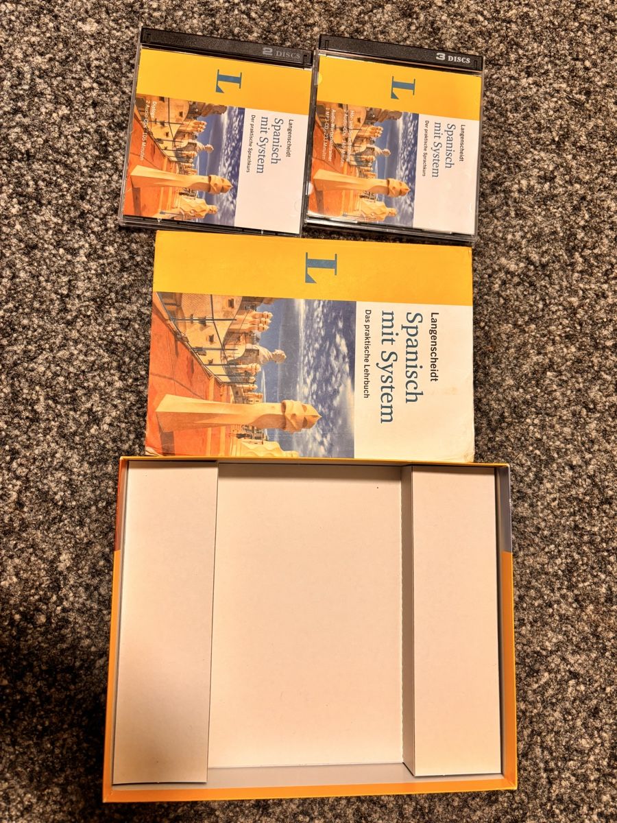 Libri: Spanisch lernen mit System, Lehrbuch & 4 Audio-CDs – Usato da Grüt (Gossau ZH) venduto da andhrimnir 1