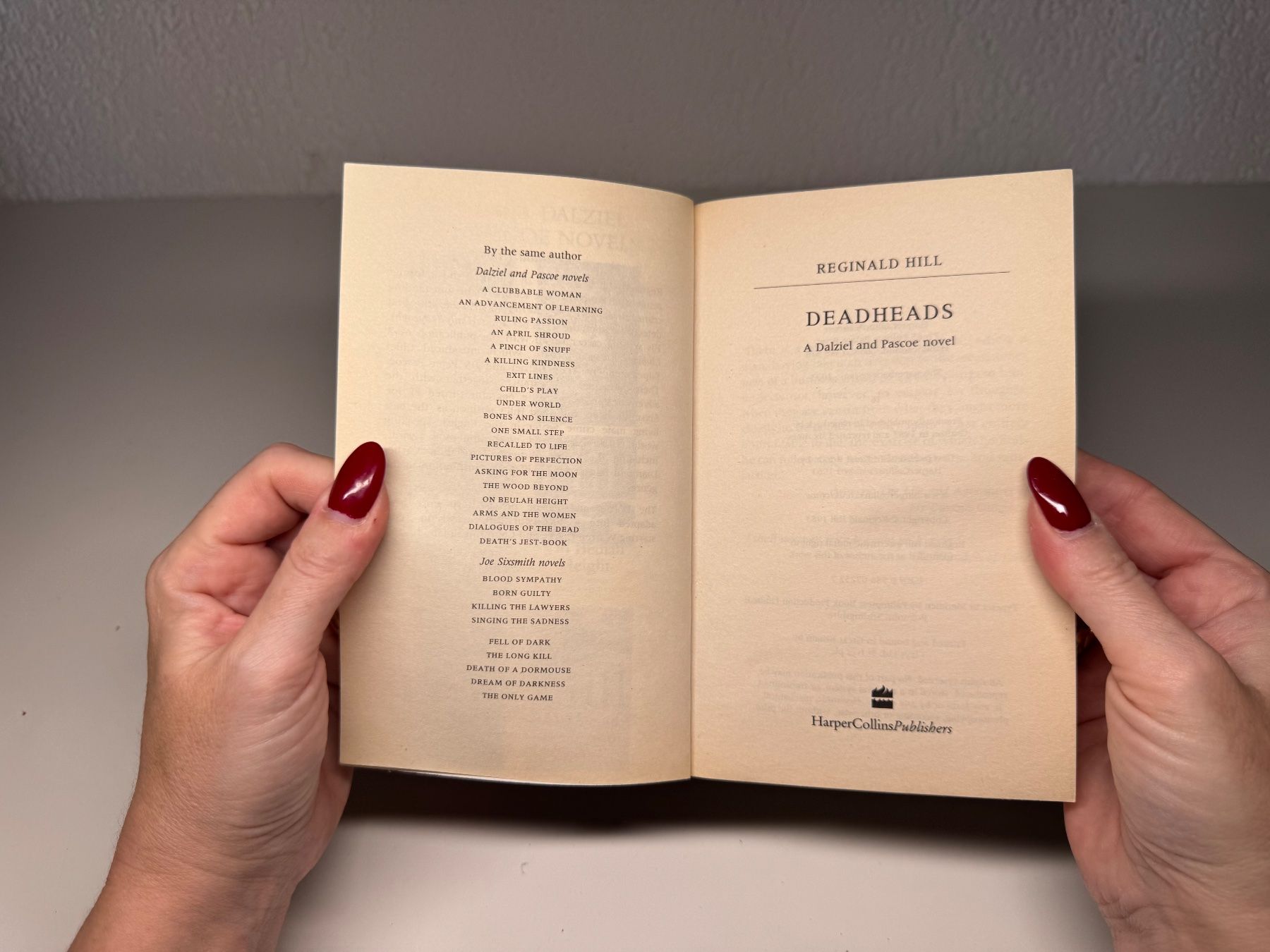 Libri: NOVEL: Reginald Hill, Deadheads – Usato da Grosswangen venduto da English_books 3