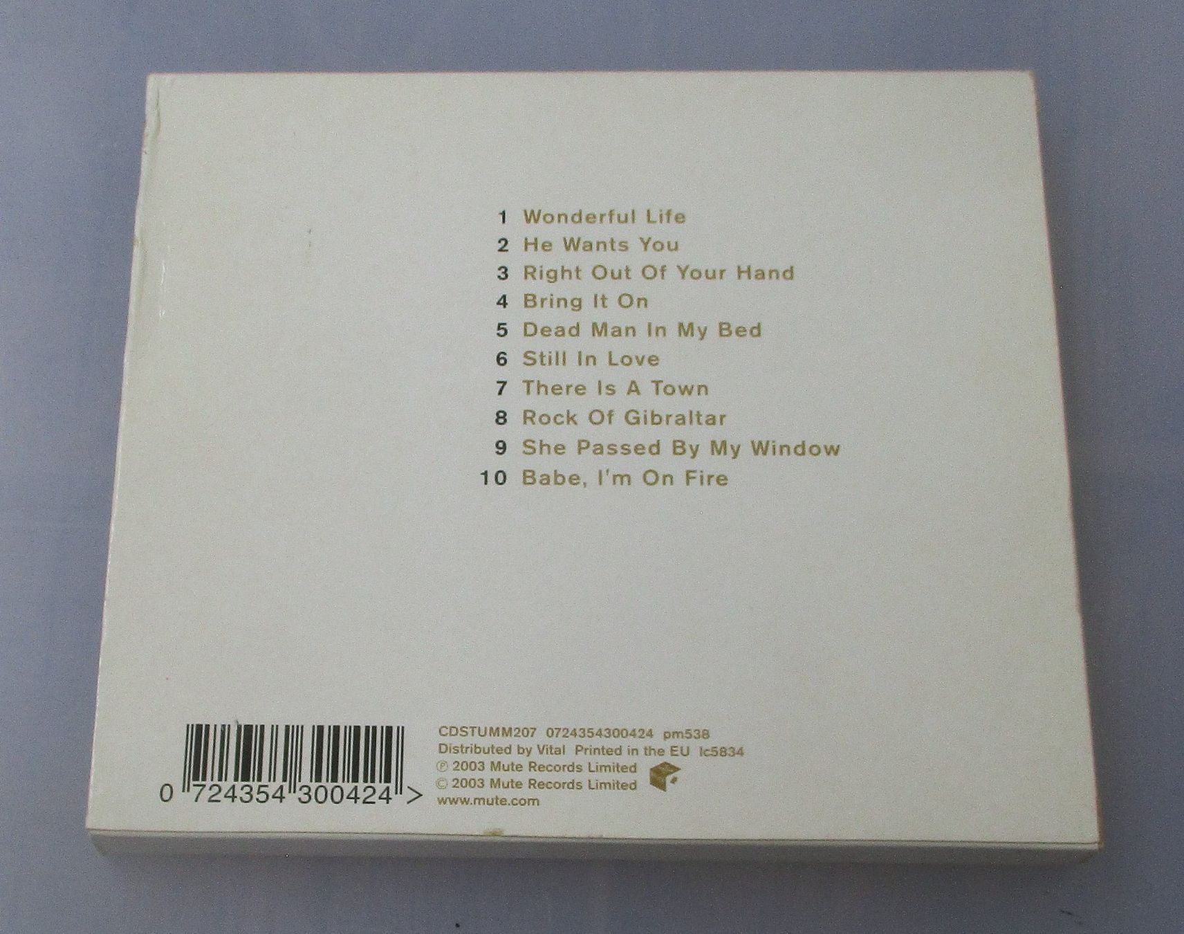 CD: NICK CAVE - Nocturama – Usato da Wattwil venduto da Muriel11 1