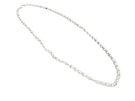 Brillenkette silbrig mit Kunstperlen