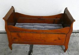 Biedermeier Kinderbett Massivholz - sehr schön! (HE235)