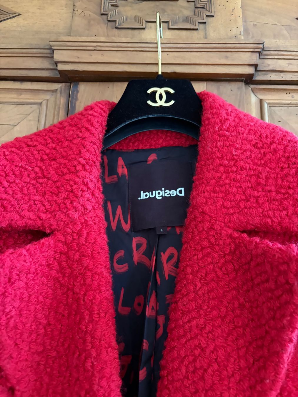 Desigual Manteaux: DESIGUAL Bouclé Mantel  Größe L – D'occasion à Interlaken par Bona55 2